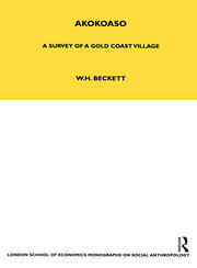 Akokoaso: A Survey of a Gold Coast Village book cover