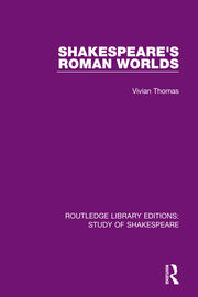 Shakespeare’s Roman Worlds book cover