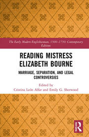 Reading Mistress Elizabeth Bourne: Marriage, Separation, and Legal Controversies book cover
