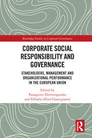 Corporate Social Responsibility and Governance: Stakeholders, Management and Organizational Performance in the European Union book cover