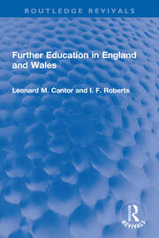 Further Education in England and Wales book cover