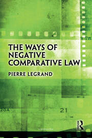 The Ways of Negative Comparative Law book cover