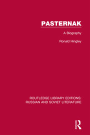Pasternak: A Biography book cover