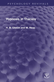 Hypnosis in Therapy book cover
