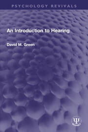 An Introduction to Hearing book cover