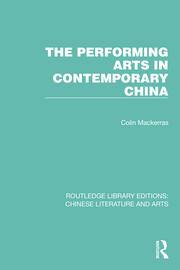 The Performing Arts in Contemporary China book cover