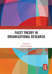 Facet Theory in Organizational Research book cover