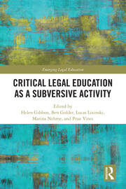 Critical Legal Education as a Subversive Activity book cover