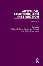 Aptitude, Learning and Instruction: 3 Volume Set book cover