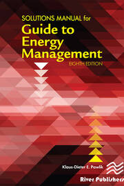 Solutions Manual for the Guide to Energy Management book cover