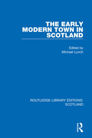 The Early Modern Town in Scotland book cover