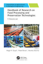 Handbook of Research on Food Processing and Preservation Technologies: 5-volume set book cover