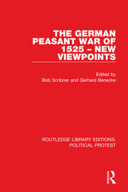The German Peasant War of 1525 – New Viewpoints book cover