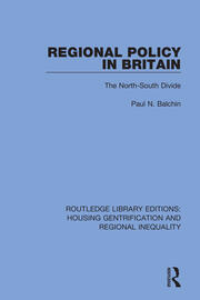 Regional Policy in Britain: The North South Divide book cover