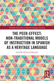 The Peer-Effect: Non-Traditional Models of Instruction in Spanish as a Heritage Language book cover