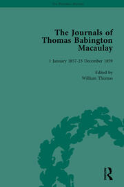 The Journals of Thomas Babington Macaulay Vol 5 book cover