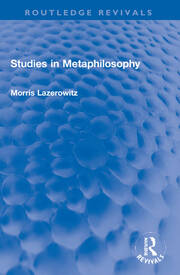 Studies in Metaphilosophy book cover