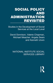 Social Policy and Administration Revisited: Studies in the Development of Social Services at the Local Level book cover