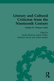 Literary and Cultural Criticism from the Nineteenth Century: Volume IV: Women Critics book cover