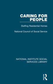Caring for People: Staffing Residential Homes book cover