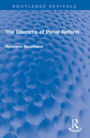 The Dilemma of Penal Reform book cover
