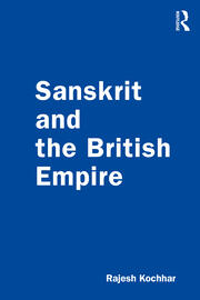 Sanskrit and the British Empire book cover