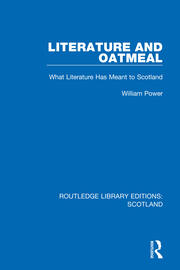 Literature and Oatmeal: What Literature Has Meant to Scotland book cover