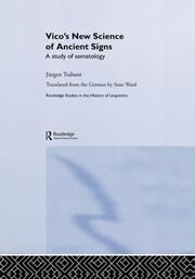 Vico's New Science of Ancient Signs: A Study of Sematology book cover