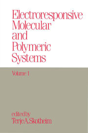 Electroresponsive Molecular and Polymeric Systems: Volume 1: book cover