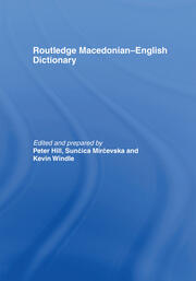 The Routledge Macedonian-English Dictionary book cover