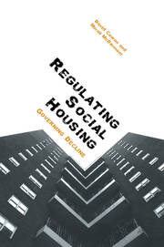 Regulating Social Housing: Governing Decline book cover