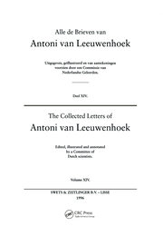 The Collected Letters of Antoni Van Leeuwenhoek - Volume 14 book cover