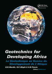 Geotechnics for Developing Africa: Proceedings of the 12th regional conference for Africa on soil mechanics and geotechnical engineering, Durban, South Africa, 25-27 October 1999 book cover