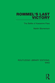 Rommel's Last Victory: The Battle of Kasserine Pass book cover