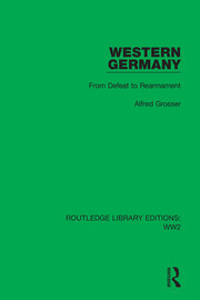 Western Germany: From Defeat to Rearmament book cover