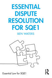 Essential Dispute Resolution for SQE1 book cover