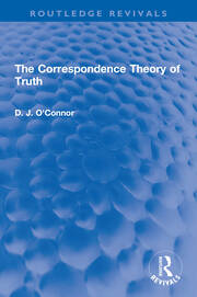 The Correspondence Theory of Truth book cover