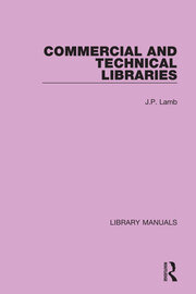 Commercial and Technical Libraries book cover