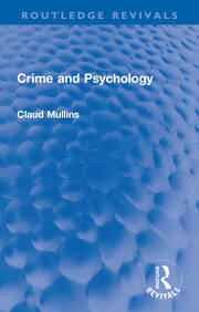 Crime and Psychology book cover