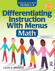 Differentiating Instruction With Menus: Math (Grades 6-8) book cover
