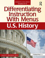 Differentiating Instruction With Menus: U.S. History (Grades 9-12) book cover