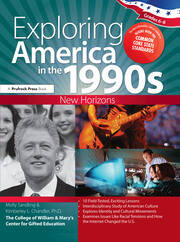 Exploring America in the 1990s: New Horizons (Grades 6-8) book cover