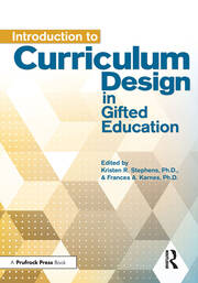 Introduction to Curriculum Design in Gifted Education book cover