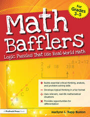 Math Bafflers: Logic Puzzles That Use Real-World Math (Grades 3-5) book cover