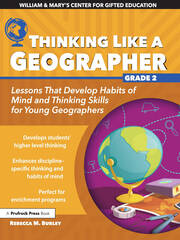 Thinking Like a Geographer: Lessons That Develop Habits of Mind and Thinking Skills for Young Geographers in Grade 2 book cover