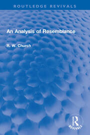 An Analysis of Resemblance book cover