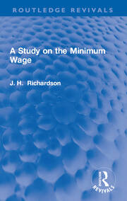 A Study on the Minimum Wage book cover