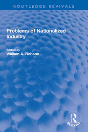 Problems of Nationalized Industry book cover