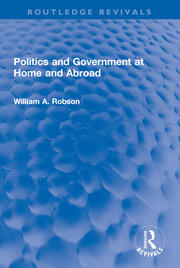 Politics and Government at Home and Abroad book cover