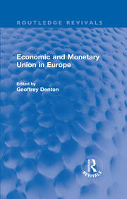 Economic and Monetary Union in Europe book cover